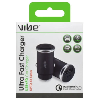 VIBE  5 Amp Car Fast Charger (USB / PD)