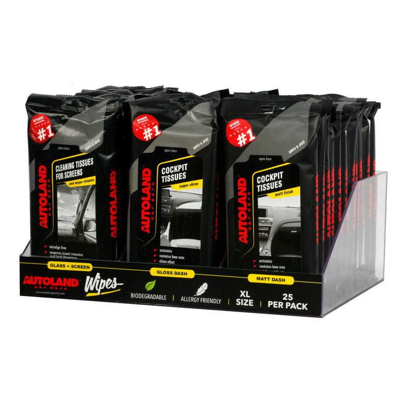 Load image into Gallery viewer, Autoland Glass Wipes 25Ct.

