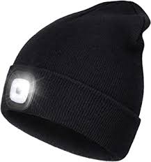Super Bright®  Beanie Hat w/Light RECHARGE
