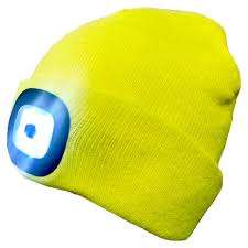 Super Bright®  Beanie Hat w/Light RECHARGE