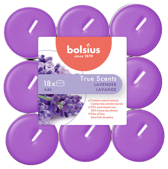 True Scents Fragranced Tea Lights 4hr - 18pk