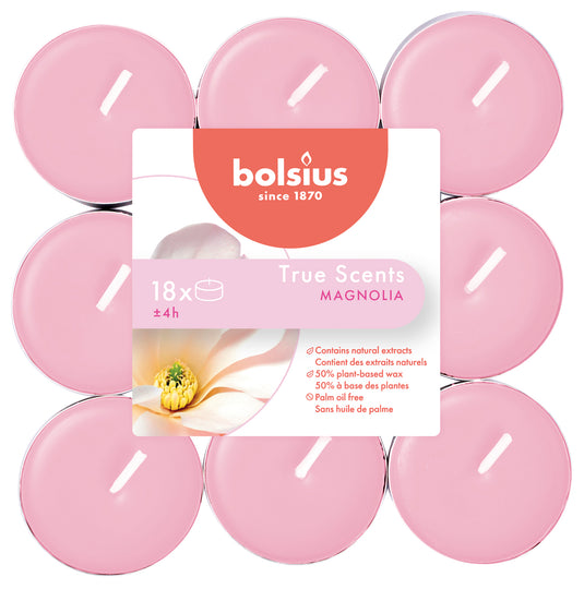 True Scents Fragranced Tea Lights 4hr - 18pk