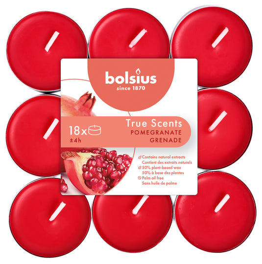 True Scents Fragranced Tea Lights 4hr - 18pk