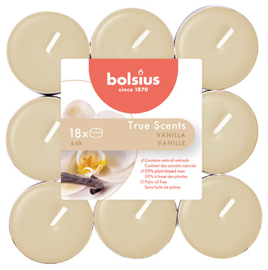 True Scents Fragranced Tea Lights 4hr - 18pk