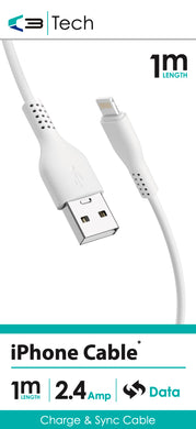 C3 i-Phone Cable USB 1M
