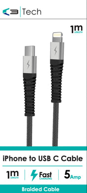 C3 PD Type-C to iPhone Cable 1M