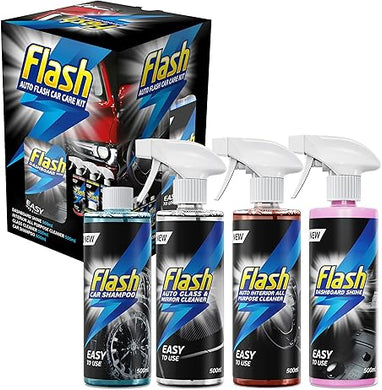Flash Car Care Kit - 4 Piece