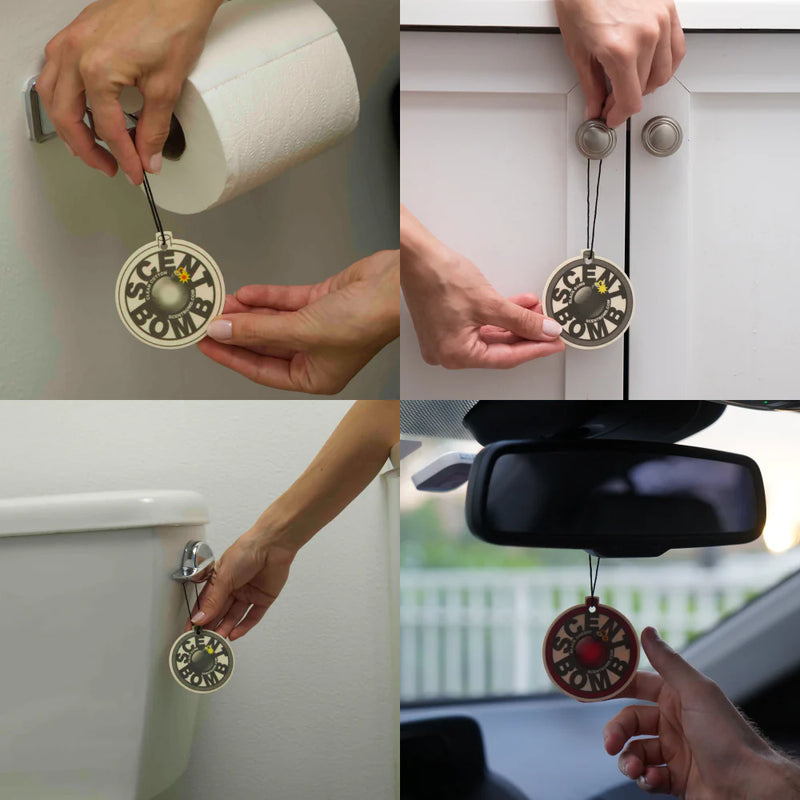 Load image into Gallery viewer, Scent Bomb 2-Pack Hanging Circles - Pack of 12
