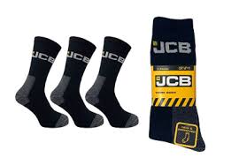 JCB 3-Pk Work Socks