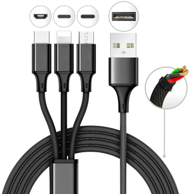 Mila 3-IN-1  Phone Cables 10 Foot