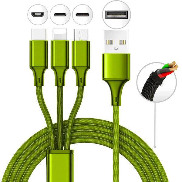 Load image into Gallery viewer, Mila 3-IN-1  Phone Cables 10 Foot
