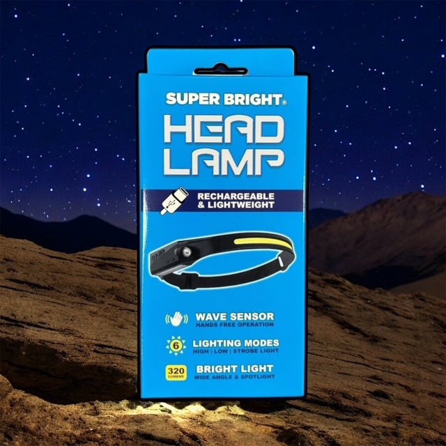 Load image into Gallery viewer, Super Bright®  Rechargeable Headlamp
