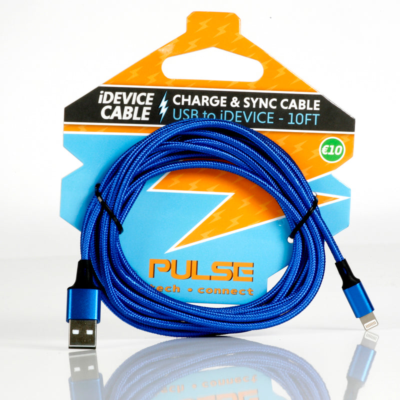 Load image into Gallery viewer, PULSE Tech-Connect i-device Cables 10 Ft.
