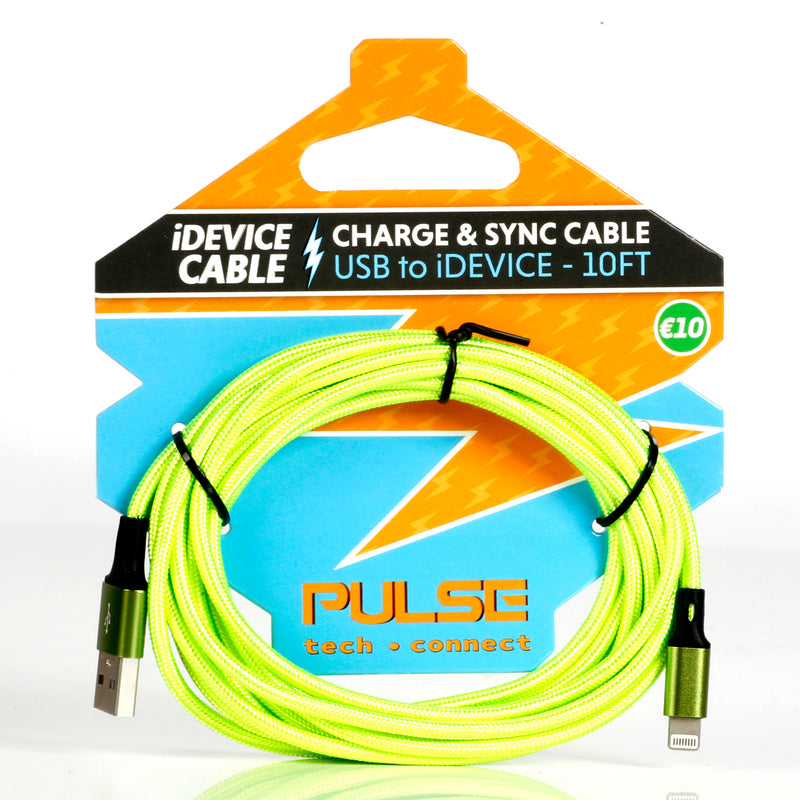 Load image into Gallery viewer, PULSE Tech-Connect i-device Cables 10 Ft.
