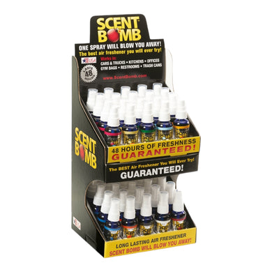 ScentBomb® 1oz Spray Freshener - Double Decker 40 unit Display