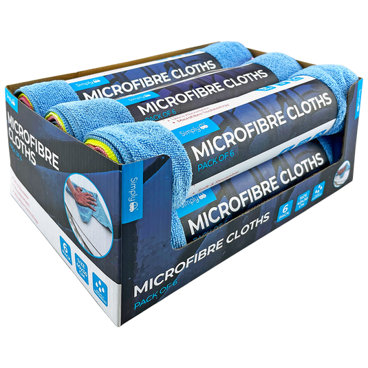Microfibre Cloths 6Pk