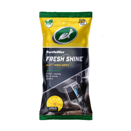 Turtle Wax Matt Dashboard Wipes 24Ct