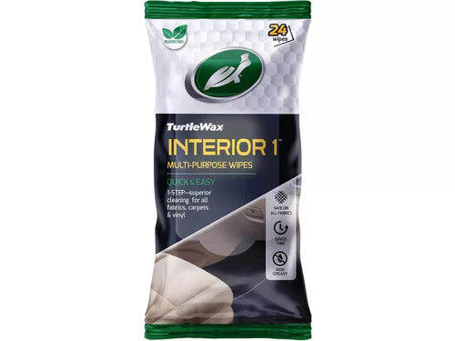 Turtle Wax Interior Wipes 24Ct