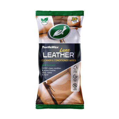 Turtle Wax Leather Wipes 24Ct