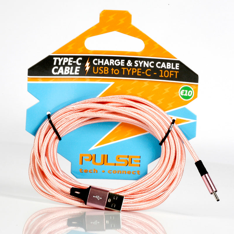 Load image into Gallery viewer, PULSE Tech-Connect Type-C  Cables 10 Ft.
